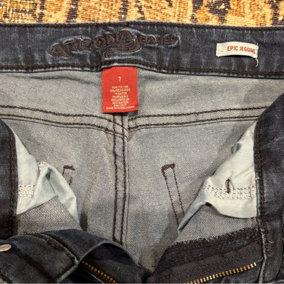 Arizona Women's Blue Epic Jeggings - Picture 3 of 3